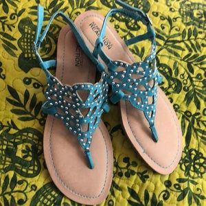 New  🧜🏻‍♀️Kenneth Cole Turquoise Sandals